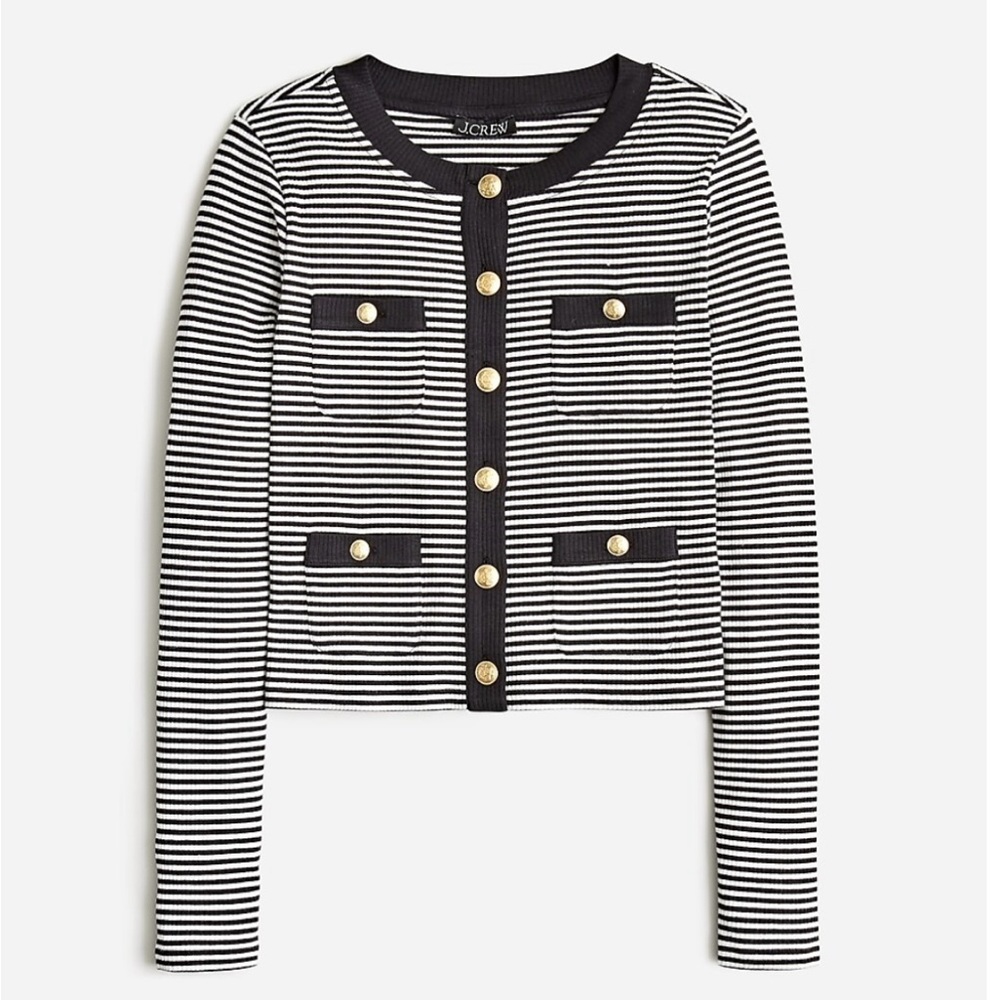 J.Crew Vintage Ribbed Lady Jacket